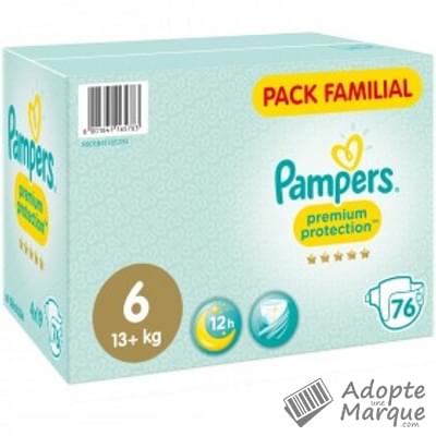 Pampers Premium Protection - Couches Taille 6 (+13 kg) Le paquet de 76 couches