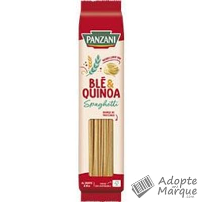 Panzani Pâtes Blé & Quinoa Spaghetti Le paquet de 500G