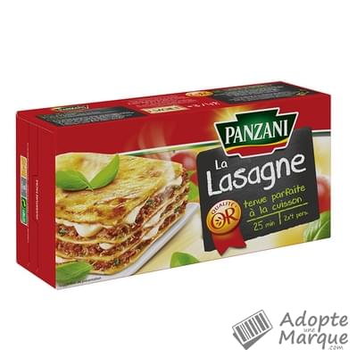 Panzani Pâtes La Lasagne La boîte de 500G