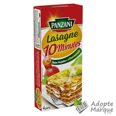 Panzani Pâtes La Lasagne Cuisson Rapide La boîte de 250G