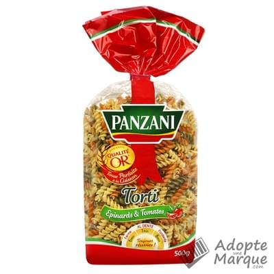 Panzani Pâtes aux Légumes Torti Epinards & Tomates Le paquet de 500G