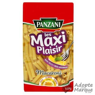 Panzani Pâtes Maxi Plaisir Macaroni Le paquet de 500G