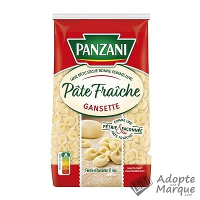 Panzani Pâtes Qualité Pâte Fraîche Gansette Le paquet de 400G