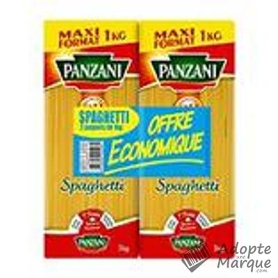 Panzani Pâtes Spaghetti Les 2 paquets de 1KG
