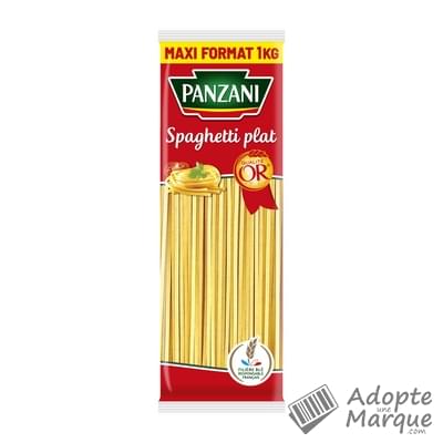 Panzani Pâtes Spaghetti Plat Le paquet de 1KG