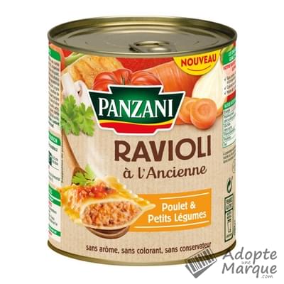 Panzani Ravioli à l'Ancienne Poulet & petits Légumes La conserve de 800G