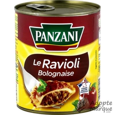 Panzani Le Ravioli Bolognaise Bœuf La conserve de 800G