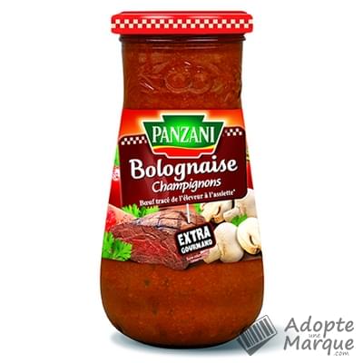 Panzani Sauce Bolognaise aux Champignons Le bocal de 400G