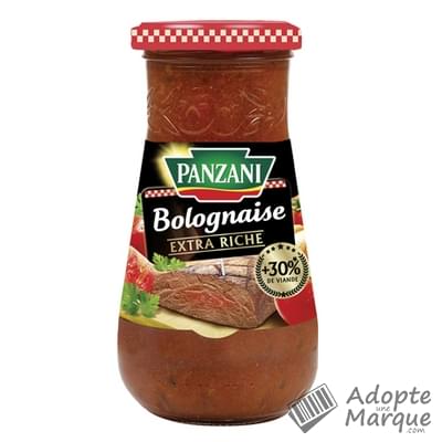 Panzani Sauce Bolognaise Extra Riche Le bocal de 400G