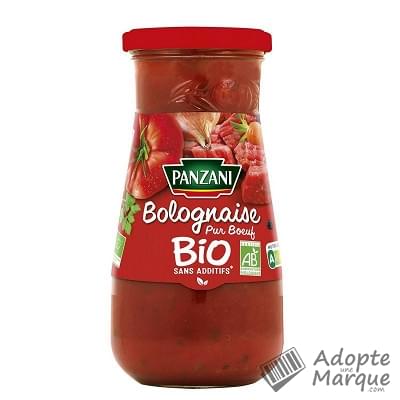 Panzani Sauce Bolognaise Pur Bœuf Bio Le bocal de 390G