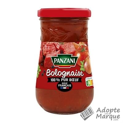 Panzani Sauce Bolognaise Pur Bœuf Le bocal de 200G