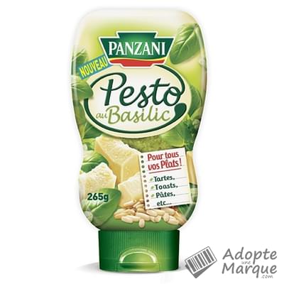 Panzani Sauce Pesto au Basilic Le flacon de 265G