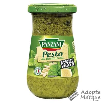 Panzani Sauce Pesto au Basilic Frais Le bocal de 200G