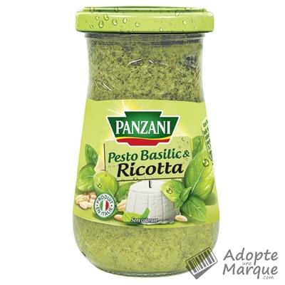 Panzani Sauce Pesto Basilic & Ricotta Le bocal de 190G