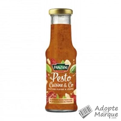Panzani Sauce Pesto Cuisine & Co Tomates séchées La bouteille de 210G