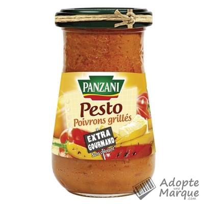 Panzani Sauce Pesto Poivrons Grillés Le bocal de 190G