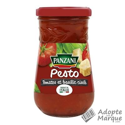 Panzani Sauce Pesto Tomates & Basilic ciselé Le bocal de 200G