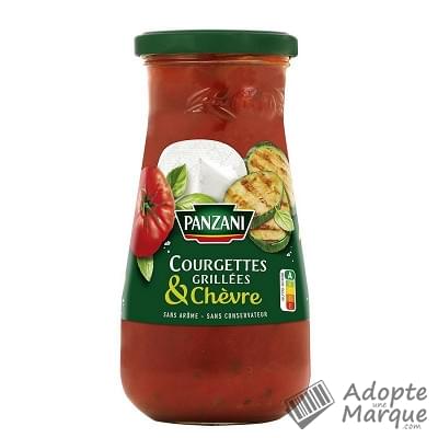 Panzani Sauce Tomate Courgettes grillées & Chèvre Le bocal de 400G