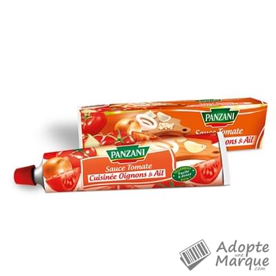 Panzani Sauce Tomate cuisinée Oignons & Ail Le tube de 180G