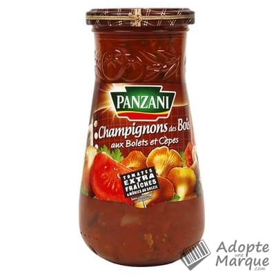 Panzani Sauce Tomates Champignons des Bois : Bolets & Cèpes Le bocal de 210G