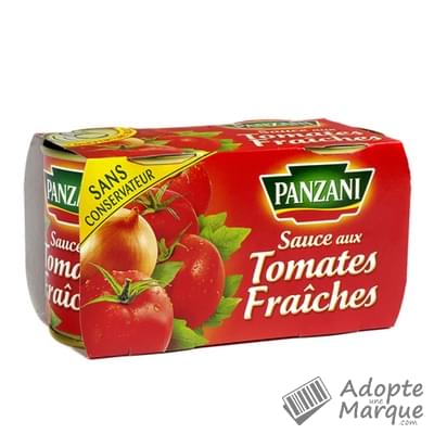 Panzani Sauce aux Tomates fraîches Les 2 conserves de 190G