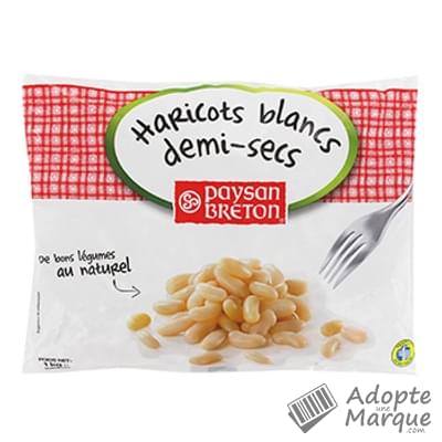 Paysan Breton Les Légumes - Haricots Blancs demi-secs Le sachet de 1KG