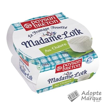 Paysan Breton Madame Loïk - Le Fromage Fouetté au Lait de Chèvre Le pot de 150G