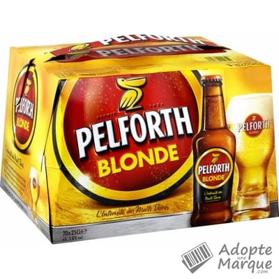 Pelforth Bière Blonde - 5,8% vol. Les 20 bouteilles de 25CL