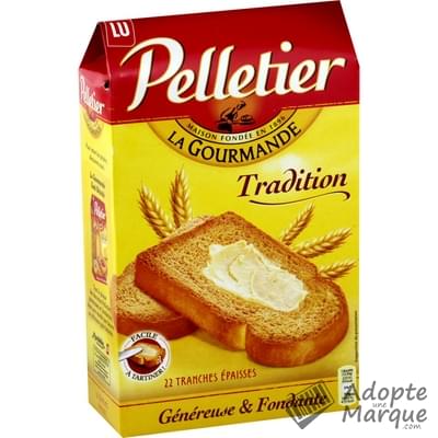 Pelletier Biscotte La Gourmande Tradition Le paquet de 285G