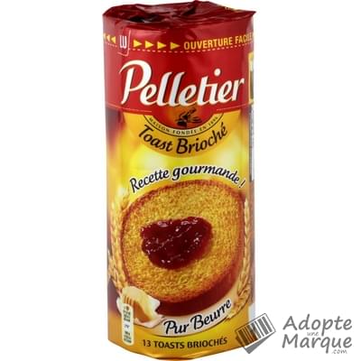 Pelletier Toast Brioché Pur Beurre Le paquet de 150G