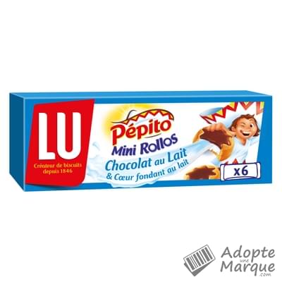 Pépito Biscuits Mini Rollos au Chocolat au Lait Le paquet de 225G