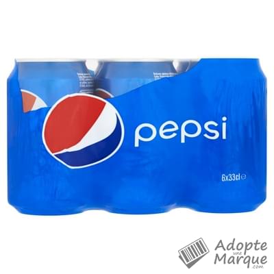 Pepsi Boisson gazeuse aux extraits naturels de végétaux Les 6 canettes de 33CL