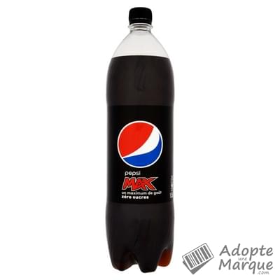 Pepsi Max - Boisson gazeuse aux extraits naturels de végétaux - Zero Sucres "La bouteille de 1,5L"