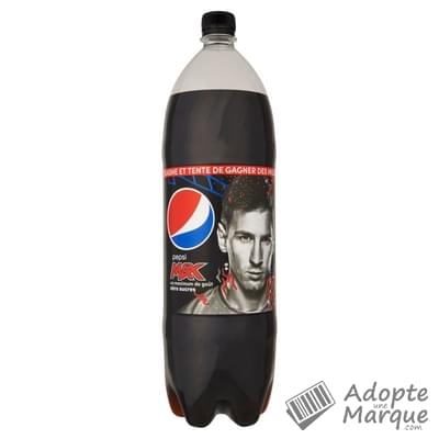 Pepsi Max - Boisson gazeuse aux extraits naturels de végétaux - Zero Sucres La bouteille de 2L