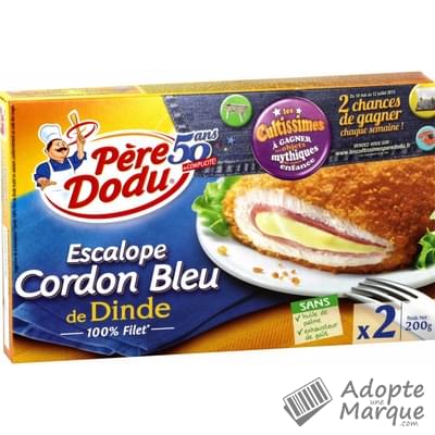 Père Dodu Cordon Bleu de Dinde Les 2 pièces - 200G