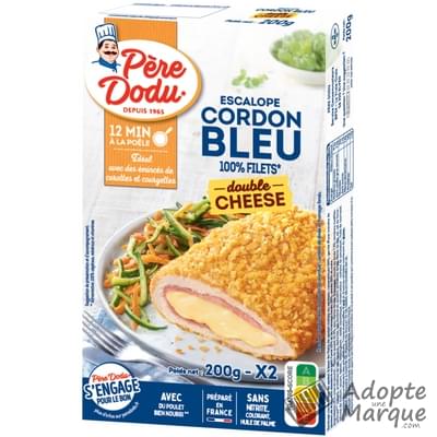 Père Dodu Cordon Bleu Double Cheese Les 2 pièces - 200G