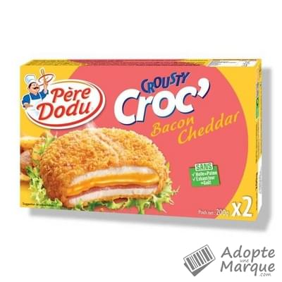 Père Dodu Crousty Croc' Bacon & Cheddar Les 2 pièces - 200G