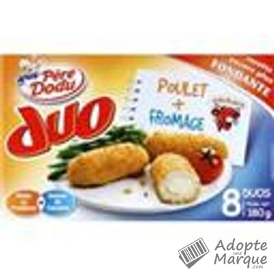 Père Dodu Duo Poulet Fromage Les 8 pièces - 180G