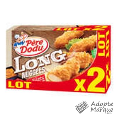 Père Dodu Long Nuggets de Poulet Le lot de 2 boîtes de 8 pièces - 2x200G