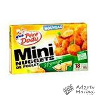 Père Dodu Mini Nuggets de Poulet aux 3 Fromages Les 18 pièces - 180G