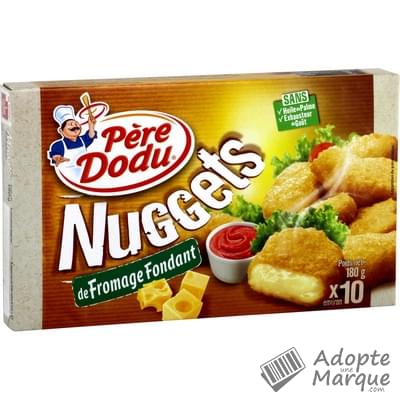 Père Dodu Nuggets de Fromage Les 10 pièces - 180G