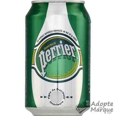 Perrier Eau Minérale Naturelle Gazeuse La Canette De 33cl