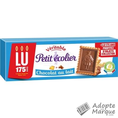 Petit Ecolier Petit Beurre avec tablette de Chocolat au Lait Le paquet de 150G