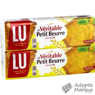 Petit LU Véritable Petit Beurre Les 2 paquets de 200G