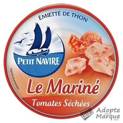 Petit Navire Le Mariné - Emietté de Thon aux Tomates séchées La boîte de 110G