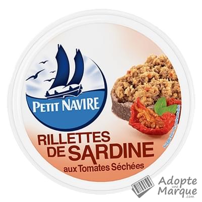 Petit Navire Rillettes de Sardines aux Tomates séchées La boîte de 125G