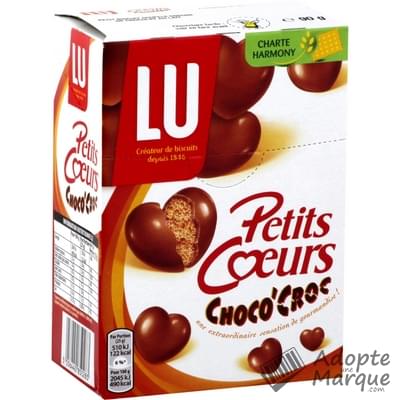 Petits Coeurs Biscuits Choco'Croc Le paquet de 90G