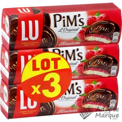 PiM's Génoises fourées Framboise Les 3 paquets de 150G