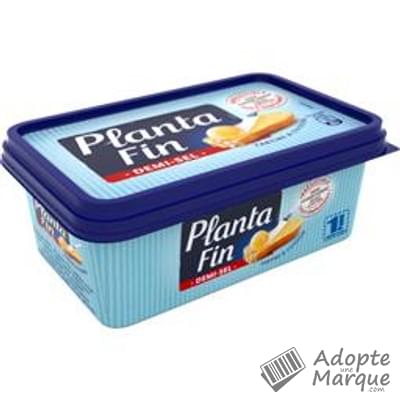 Planta Fin Margarine - Demi Sel - 60%MG La barquette de 250G