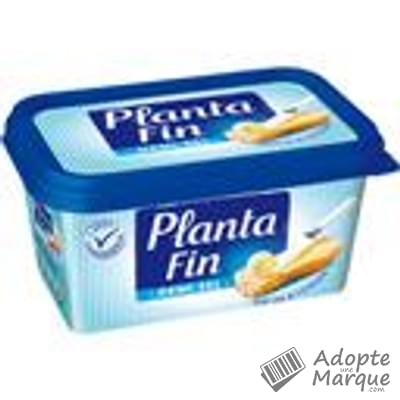 Planta Fin Margarine - Demi Sel - 60%MG La barquette de 500G